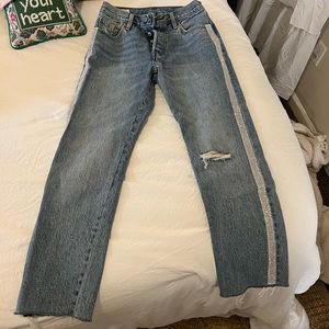 Levi rhinestone jeans!